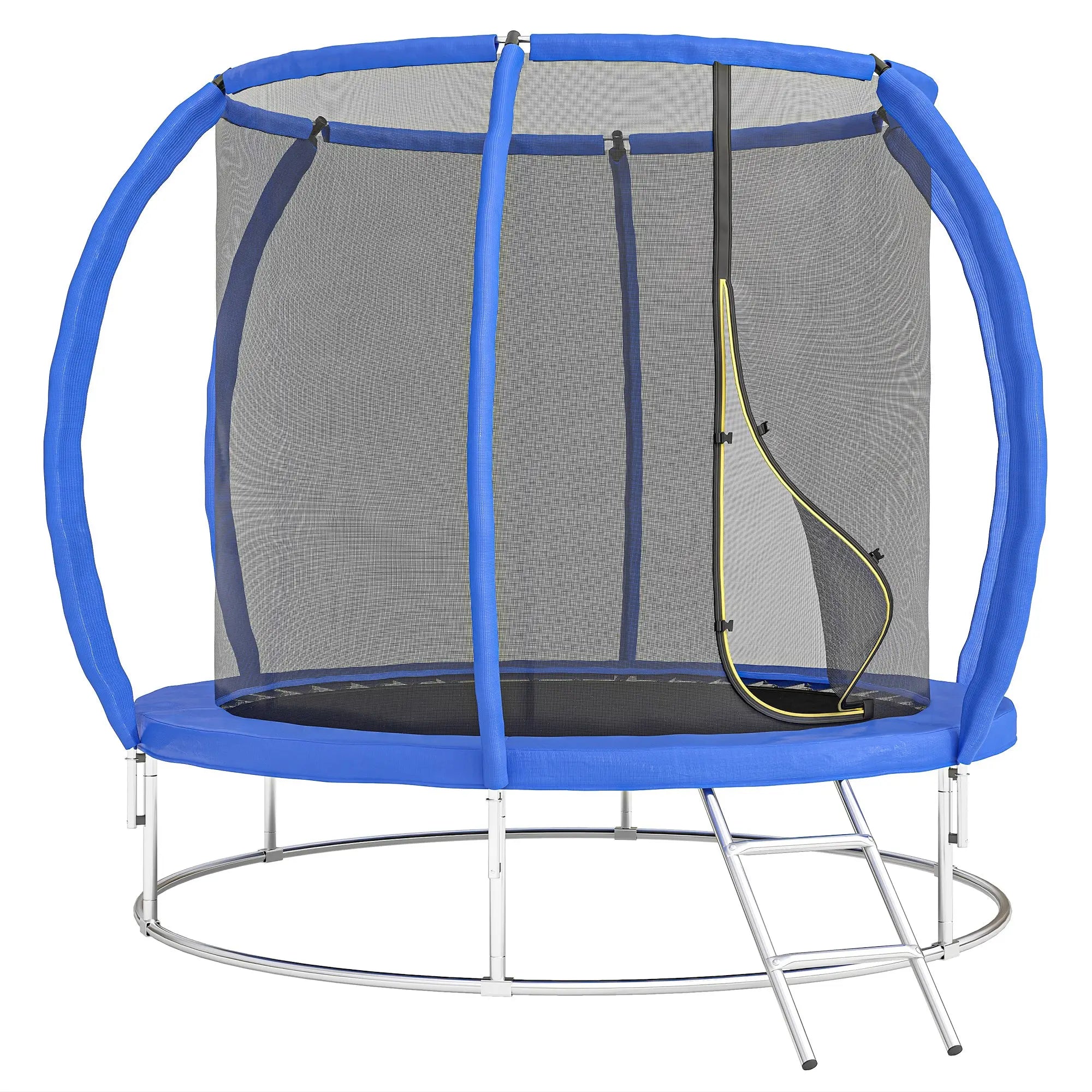 8ft Trampoline, ASTM Certified, Circular Base, Enclosure Net, Ladder Trampolines at Gallery Canada