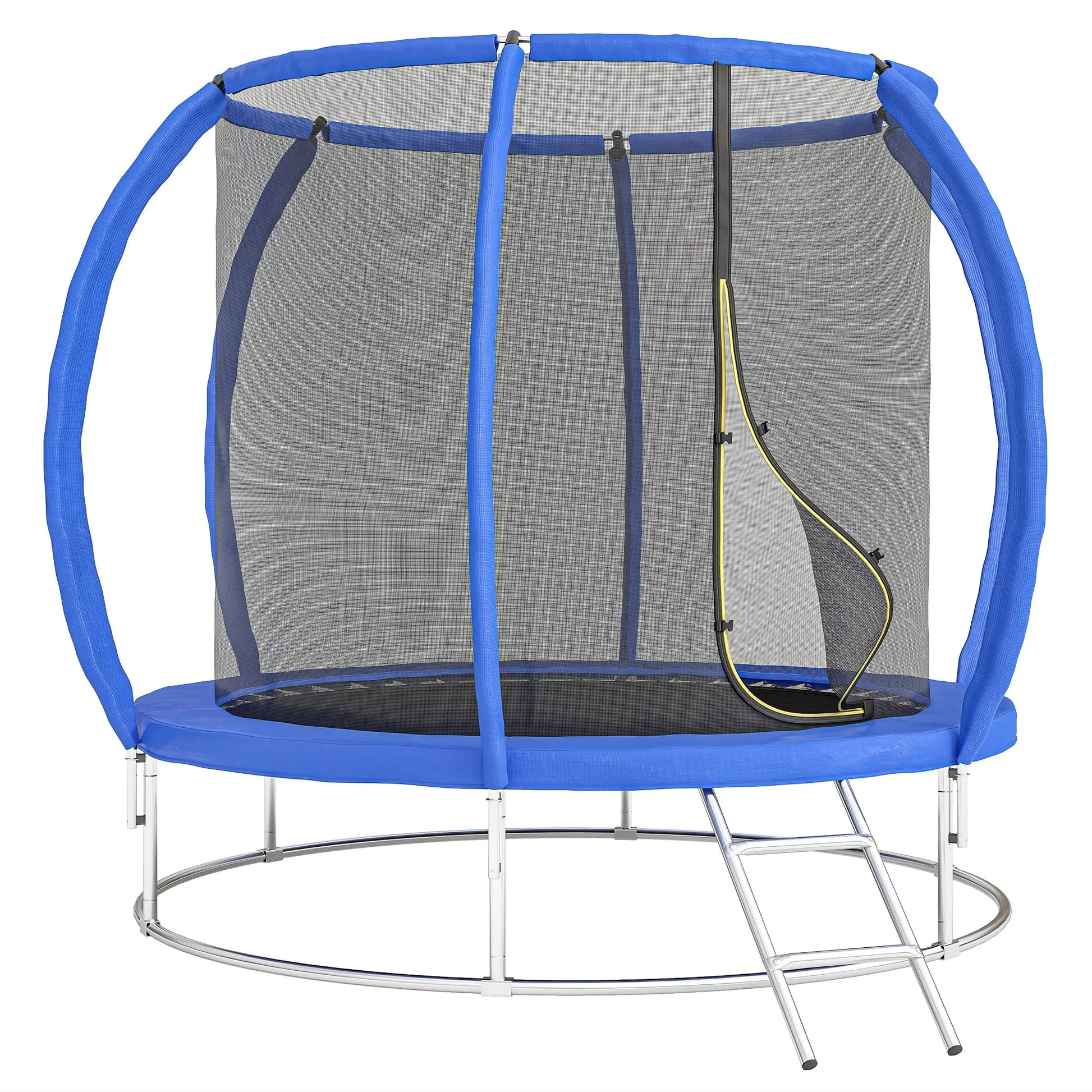 8ft Trampoline, ASTM Certified, Circular Base, Enclosure Net, Ladder Trampolines at Gallery Canada