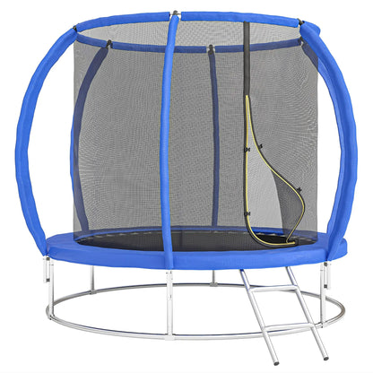 8ft Trampoline, ASTM Certified, Circular Base, Enclosure Net, Ladder Trampolines at Gallery Canada