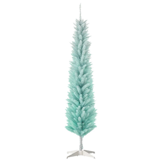 6ft Pencil Christmas Tree, Skinny Artificial, Blue Pencil Christmas Trees Blue at Gallery Canada