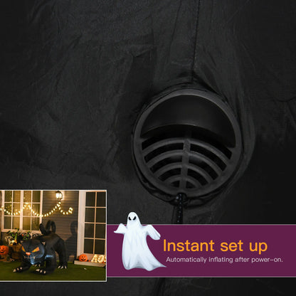 4Ft Tall Halloween Inflatable Cat, Outdoor Yard Decoration, Black Halloween Decorations at Gallery Canada