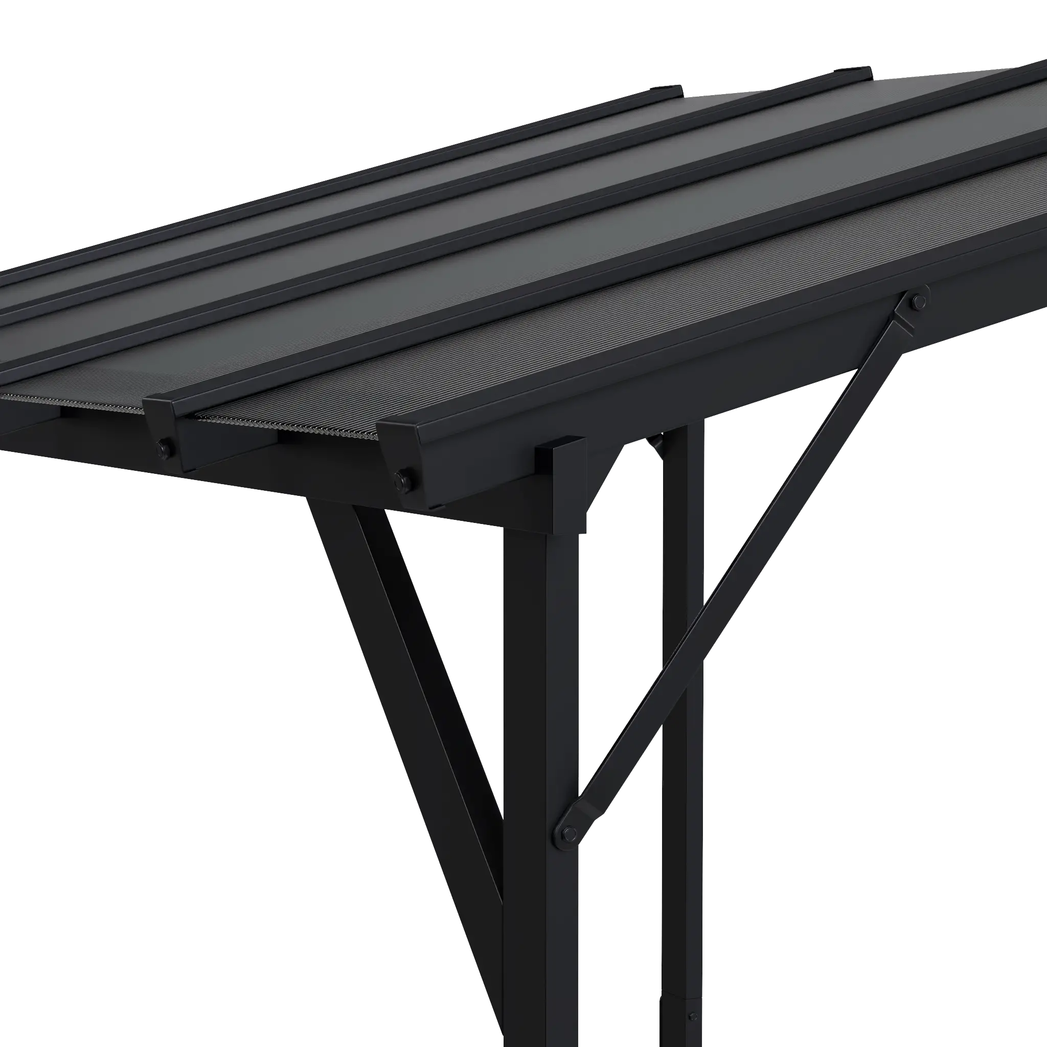 Hardtop Grill Gazebo, Lean-To BBQ Shelter With Polycarbonate Roof BBQ Grill Gazebos at Gallery Canada