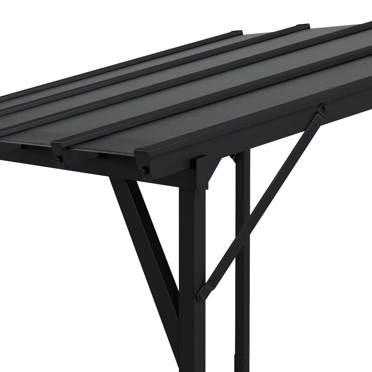 Hardtop Grill Gazebo, Lean-To BBQ Shelter With Polycarbonate Roof BBQ Grill Gazebos at Gallery Canada