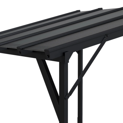 Hardtop Grill Gazebo, Lean-To BBQ Shelter With Polycarbonate Roof BBQ Grill Gazebos at Gallery Canada