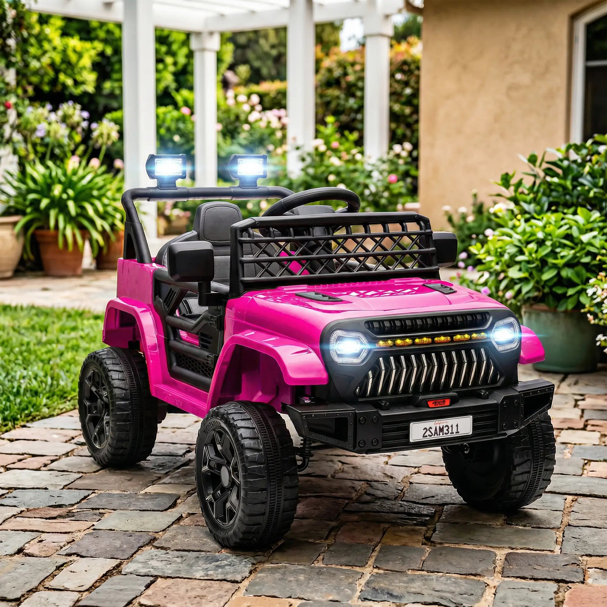 12V Ride On Truck, Electric Car For Kids, Pink Electric Toy Cars at Gallery Canada