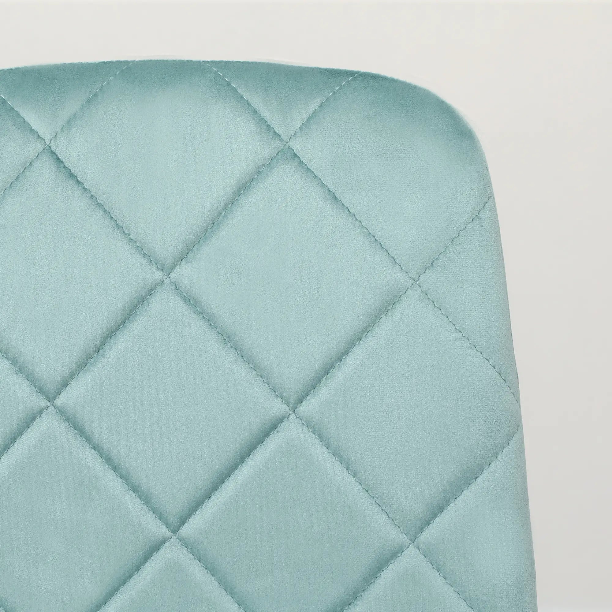 Upholstered Dining Chairs Set of 4, Steel Legs, Modern Kitchen Chair, Green Dining Chairs at Gallery Canada