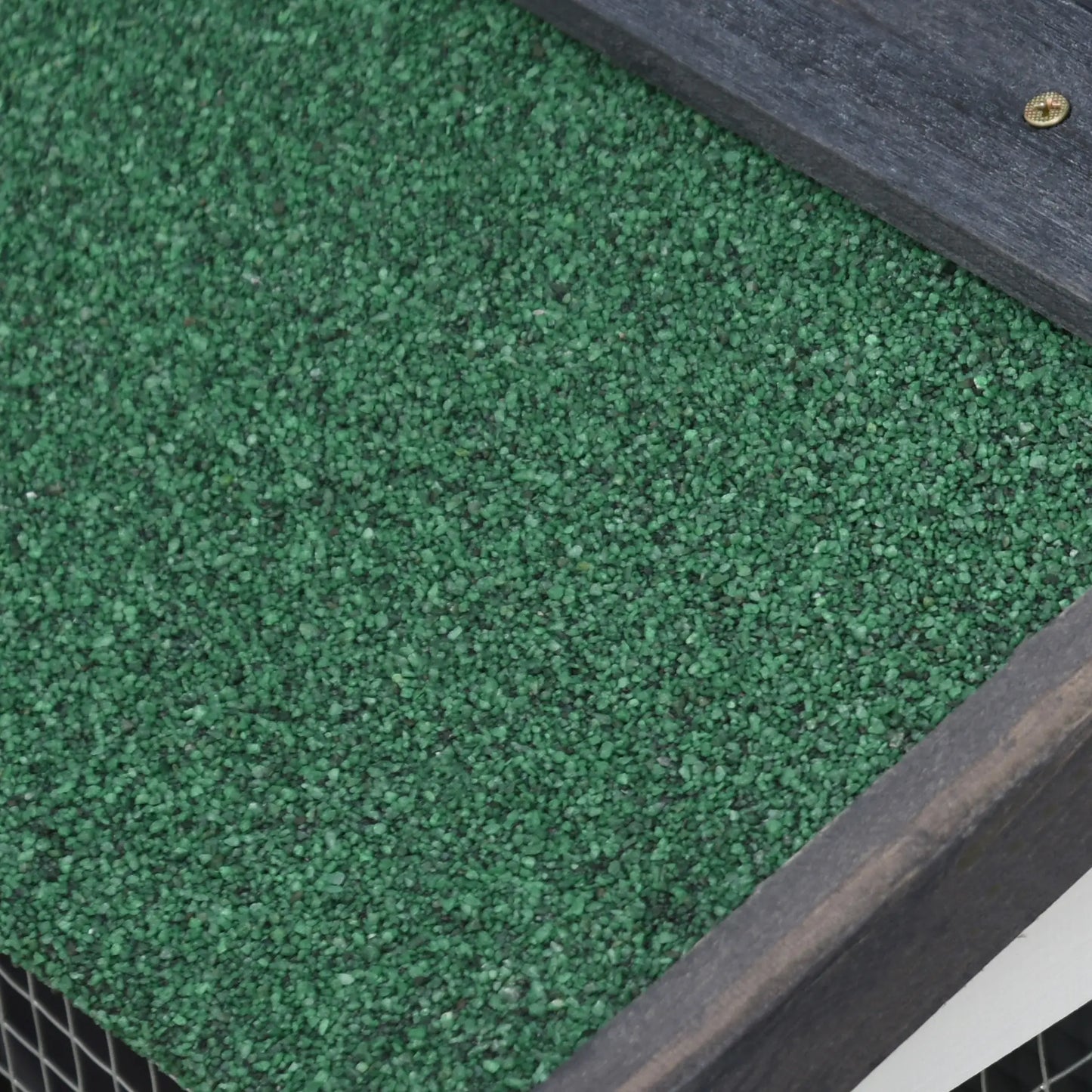 Large Rabbit Hutch, Double Runs, Wooden Bunny Cage, 80" x 18" x 31.5", Gray Rabbit Hutch at Gallery Canada