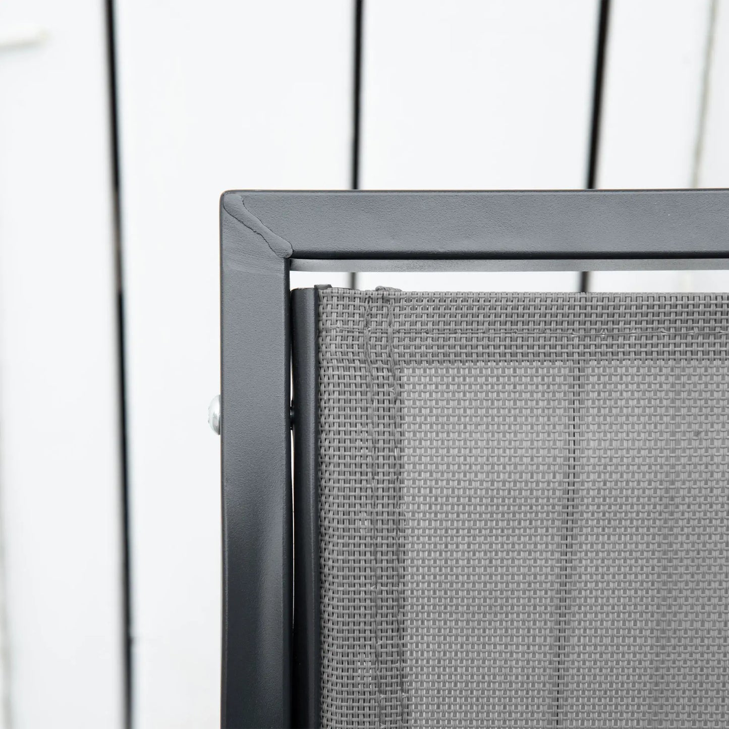 Patio Glider, Breathable Mesh Seat, Metal Frame, Outdoor Swing Chair, Grey Outdoor Gliders at Gallery Canada