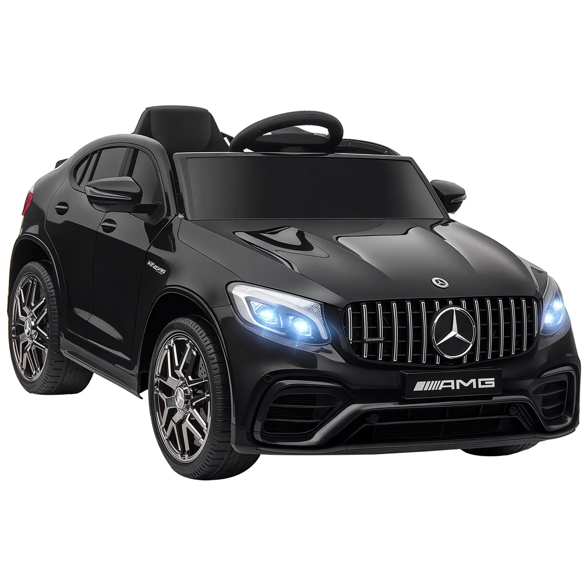Kids Ride On Car 12V Electric, Remote Control, Suspension Wheel, Black Electric Toy Cars Black at Gallery Canada