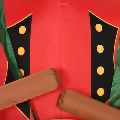 Outdoor 8ft Inflatable Walnut Soldier Drum, LED, Colorful Christmas Inflatables at Gallery Canada
