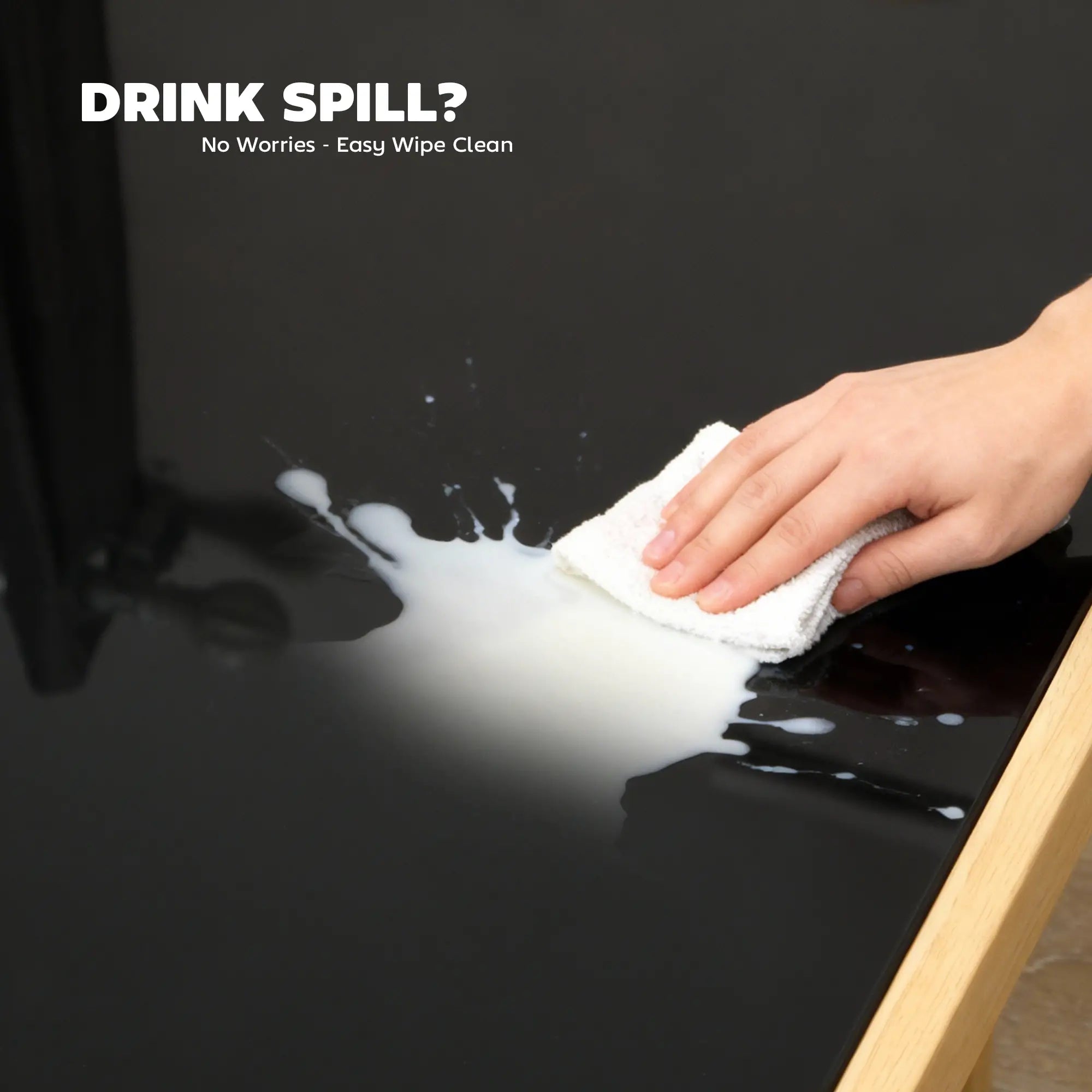 3-Piece Rectangular Glass Kitchen Table, Metal Frame, Faux Leather Chairs Dining Table Sets at Gallery Canada