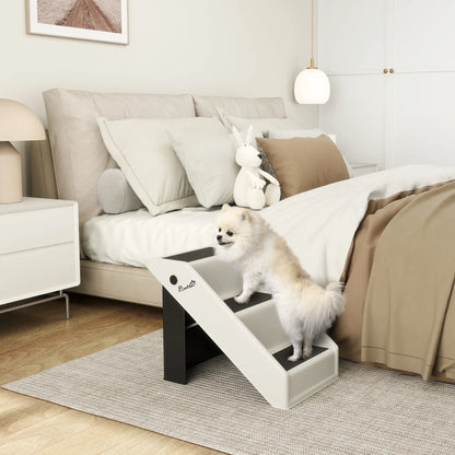 Dog Stairs, 14.5" H, Foldable Pet Ramp, 3 Non-Slip Steps Dog Stairs at Gallery Canada
