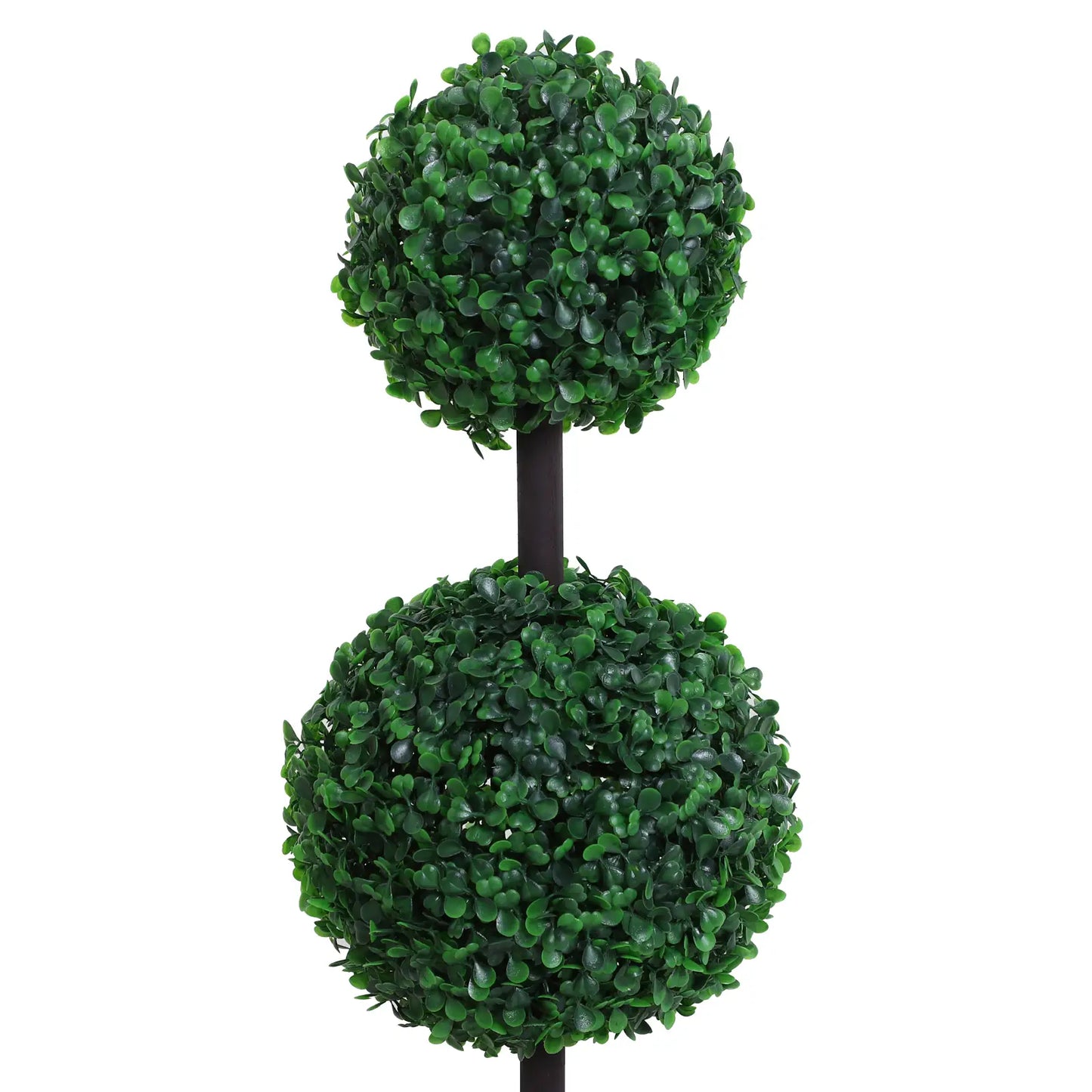 2 Ball Topiary Tree in Pot, Artificial Plant, Home Office Decor, Dark Green Artificial Trees at Gallery Canada