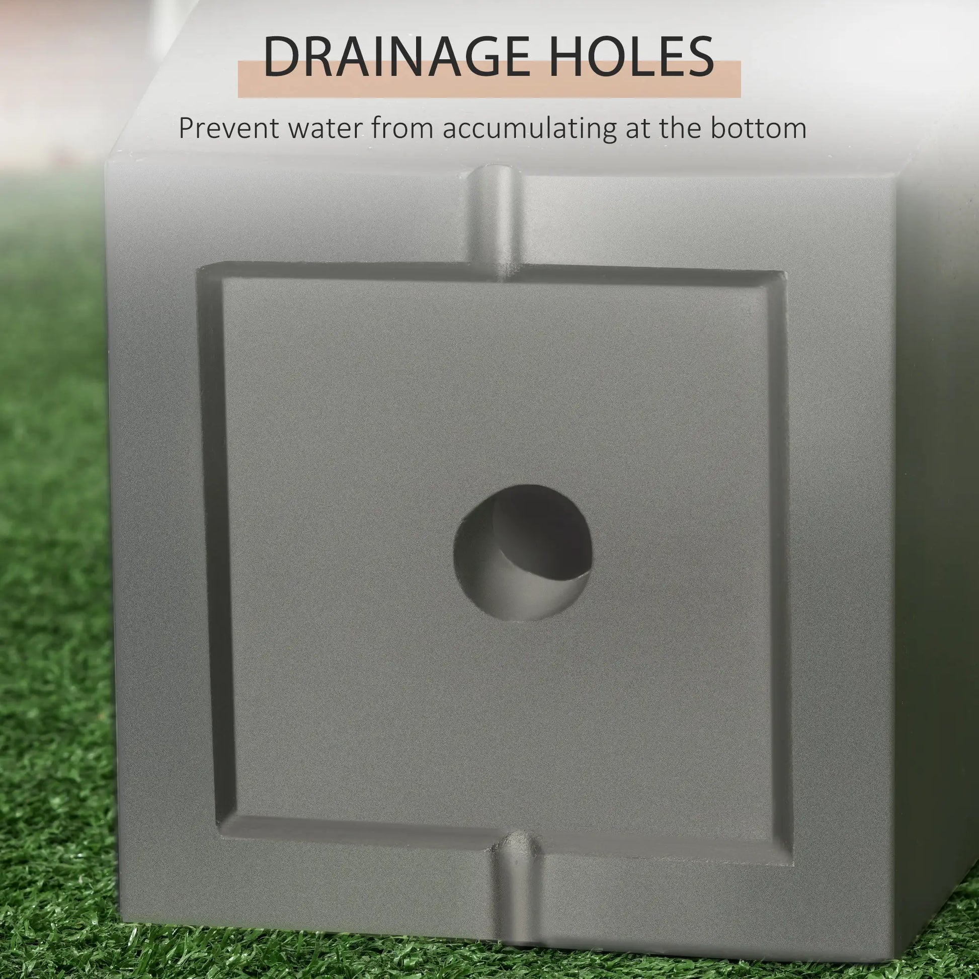 Set of 2 Tall Planters, 22" / 18", Outdoor, Grey Garden Accessories at Gallery Canada