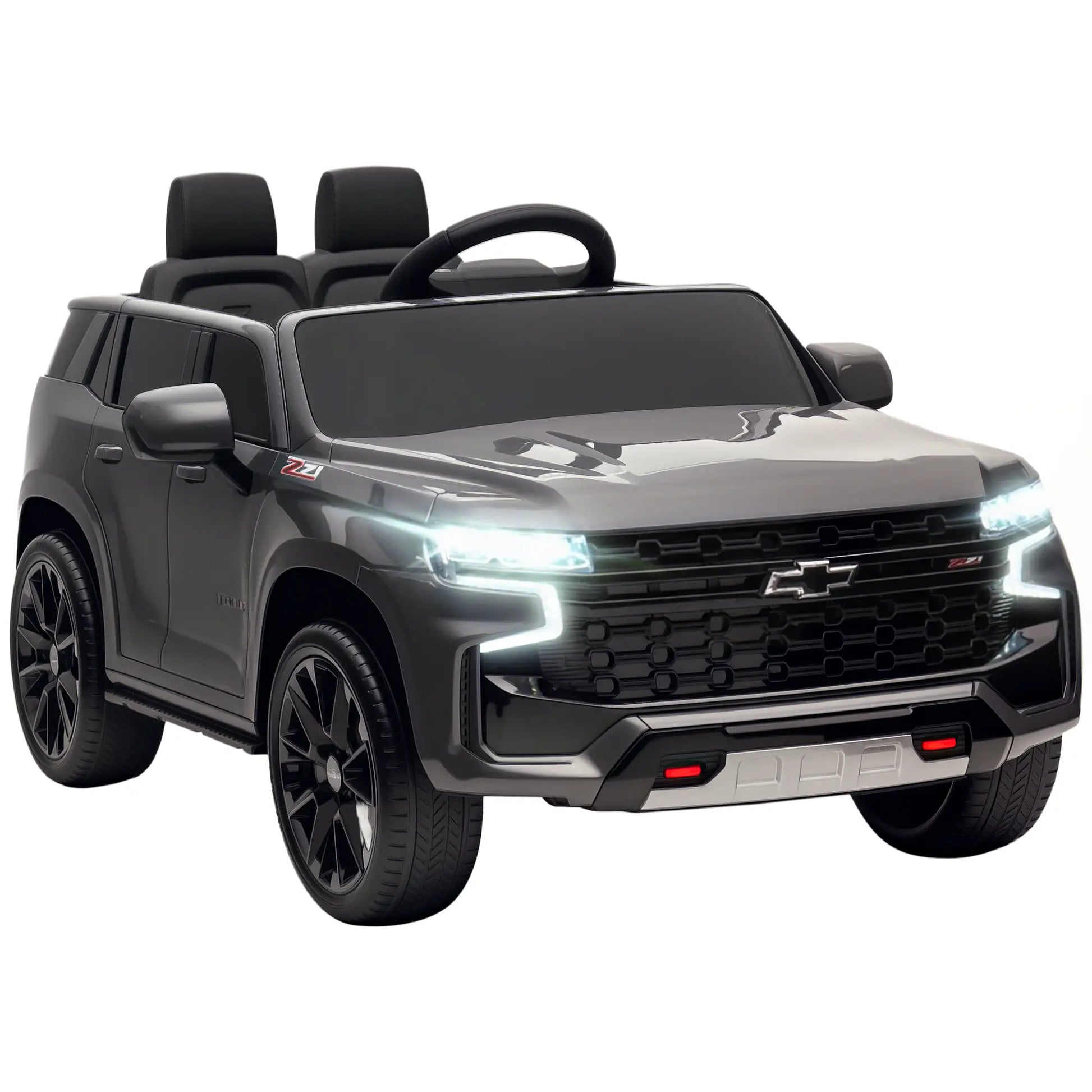12V Licensed Chevrolet Tahoe Ride On Car, Remote Control, 3-6 Years, Grey Electric Toy Cars at Gallery Canada