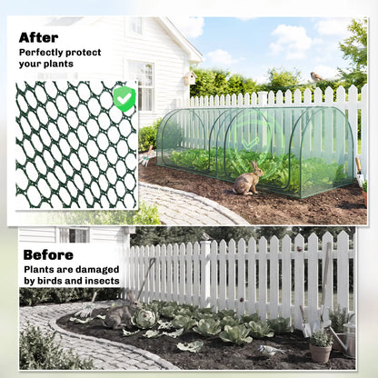 8' x 3' Crop Cage, Garden Plant Protector, Dark Green Walk In Greenhouses at Gallery Canada