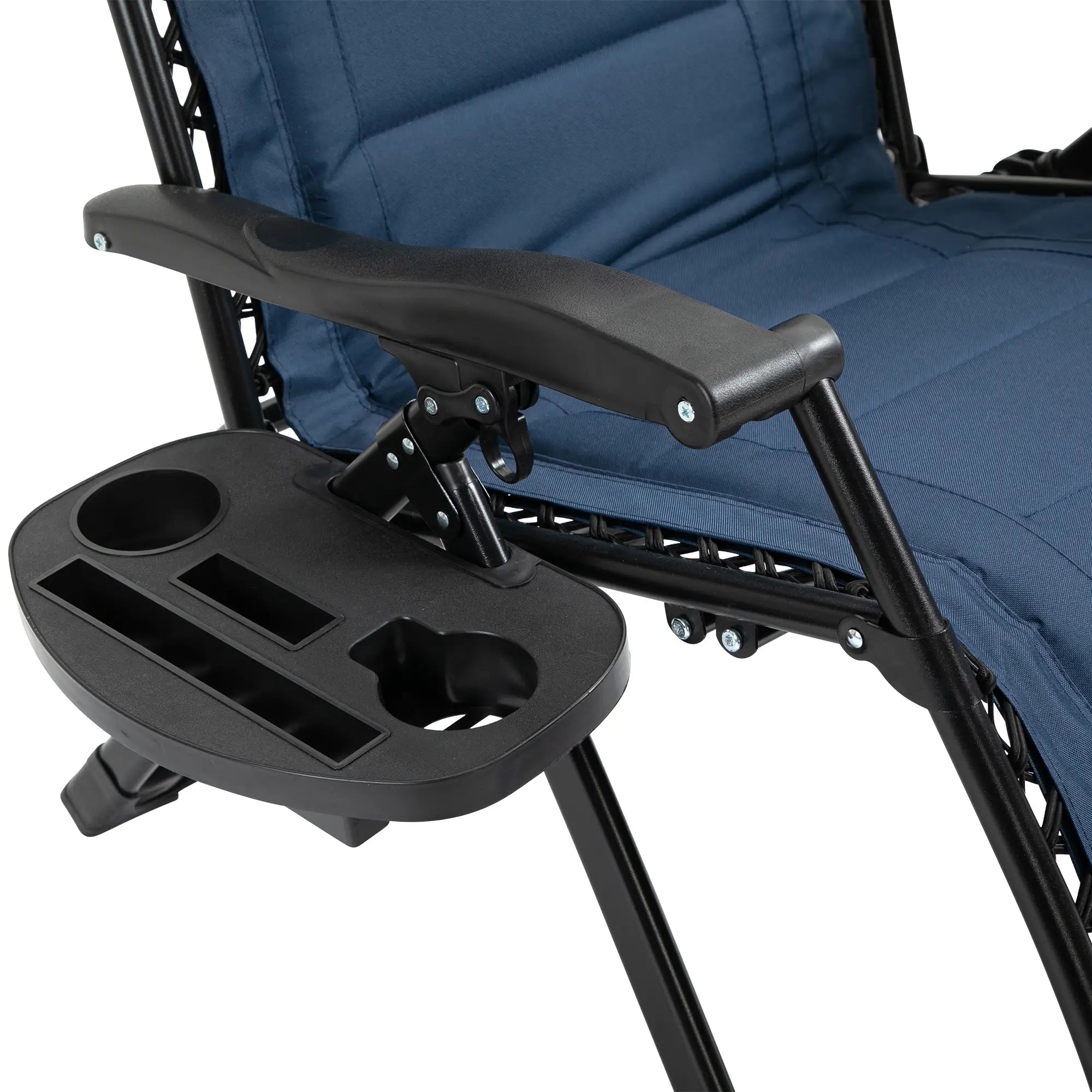 Zero Gravity Lounger Chair, Padded, 400 LBS Capacity, Blue Lounger Chairs at Gallery Canada
