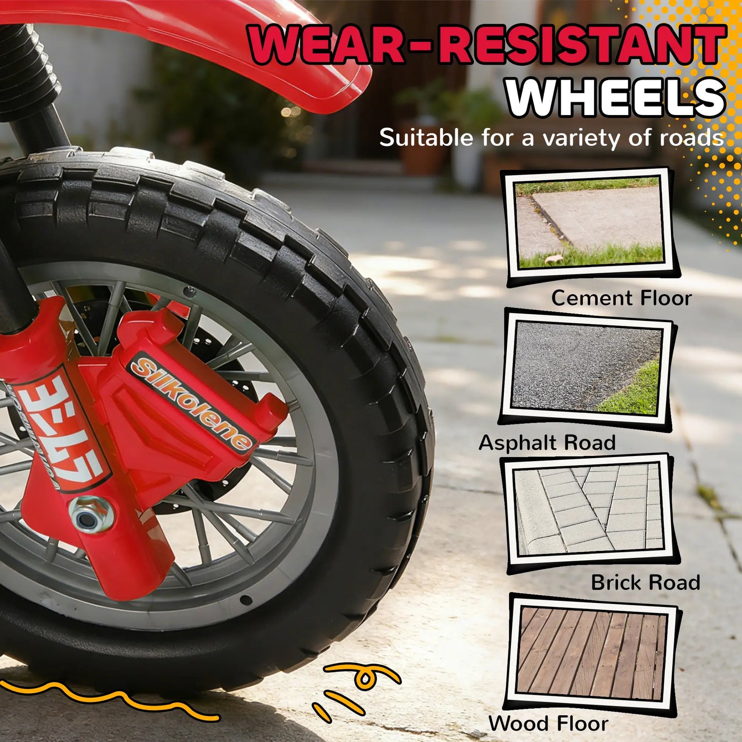 6V Electric Ride On Motorcycle, For 3-6 Year Olds, Red Electric Motorcycles at Gallery Canada