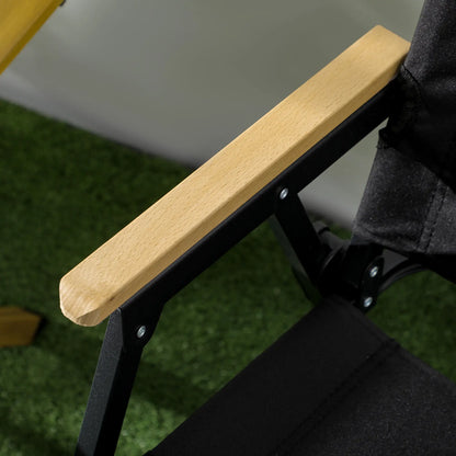 Lightweight Folding Camping Chair, Portable Armchair, Black Picnic Tables & Camping Chairs at Gallery Canada