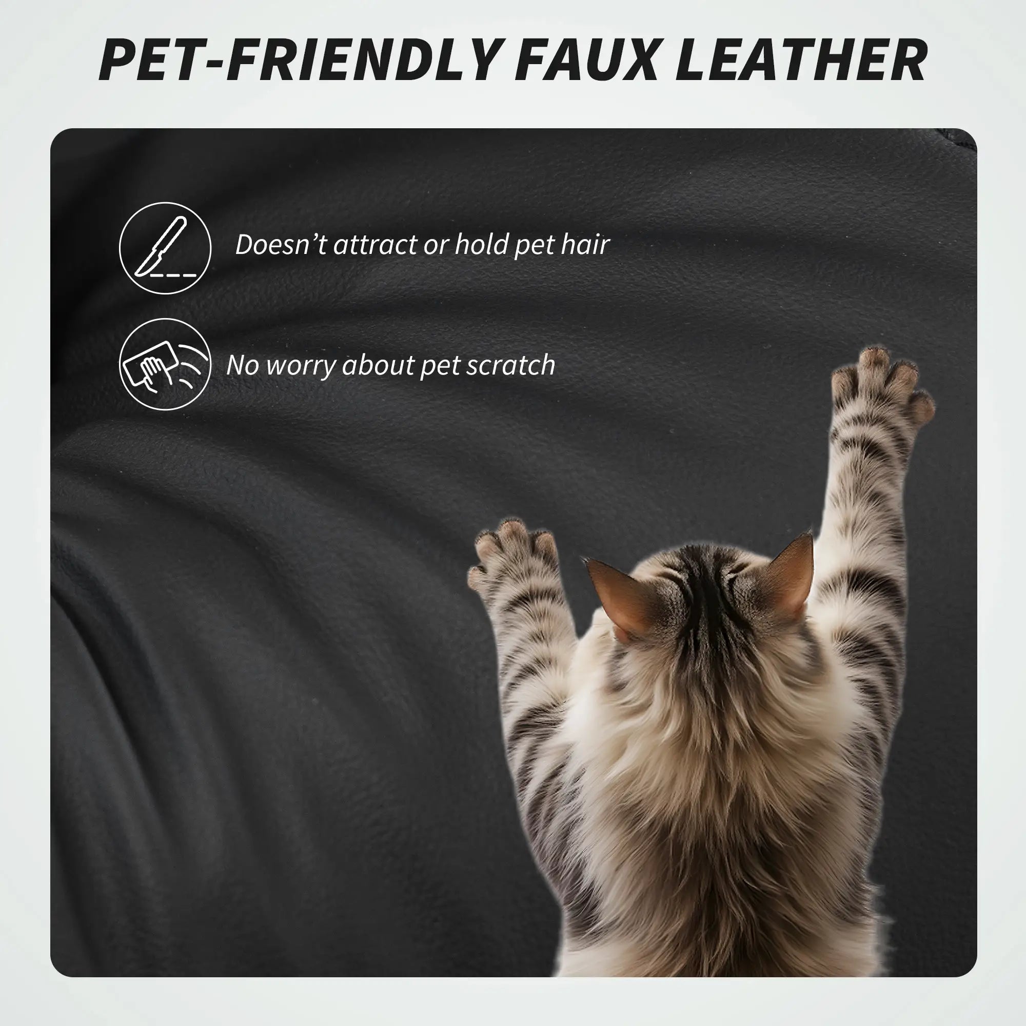 Massage Office Chair, Faux Leather Reclining Desk Chair with Lumbar Support, Footrest, Black Massage Chairs at Gallery Canada