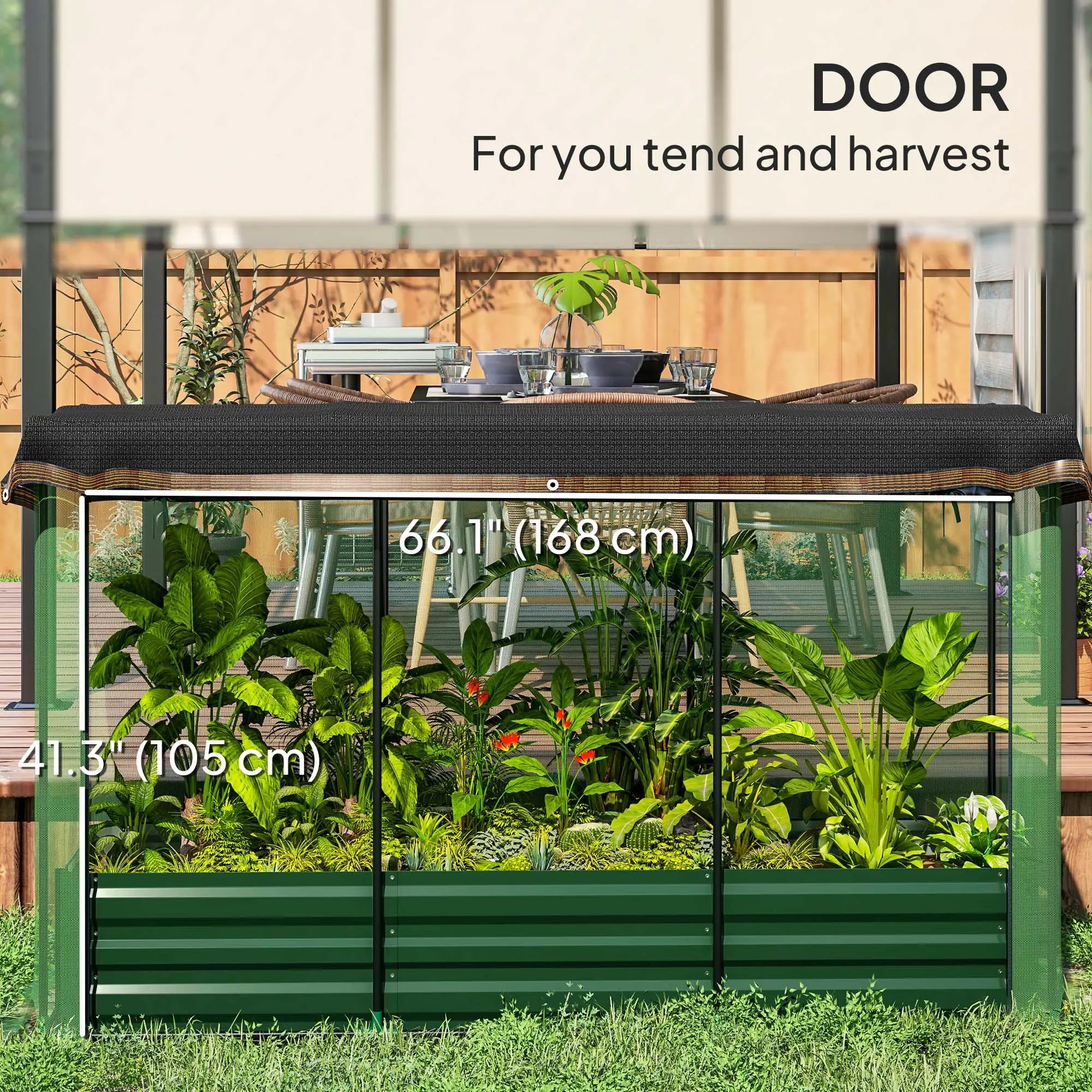 Galvanized Steel Planter Box, Raised Garden Bed, Crop Cage, Shade Cloth Raised Garden Beds at Gallery Canada