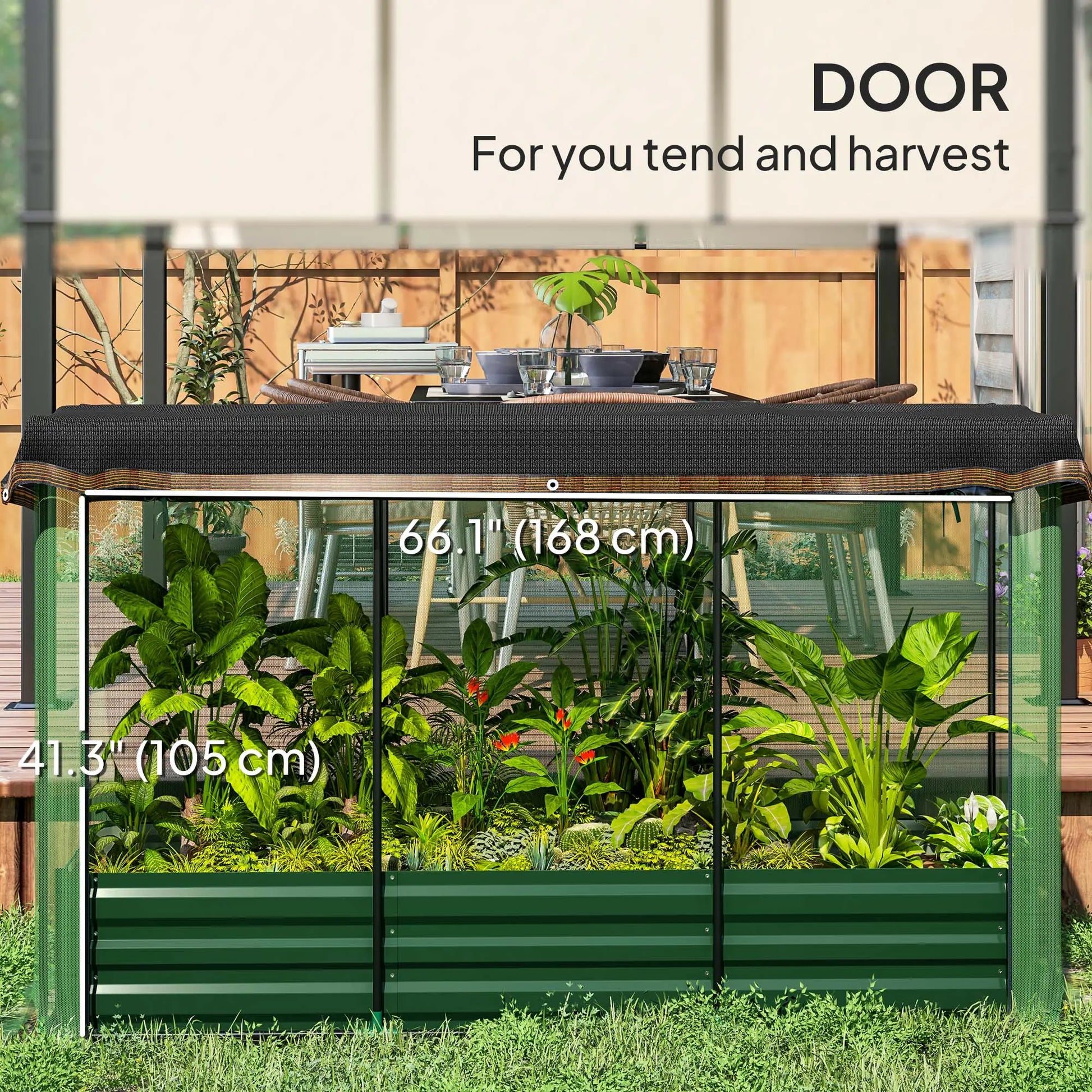 Galvanized Steel Planter Box, Raised Garden Bed, Crop Cage, Shade Cloth Raised Garden Beds at Gallery Canada