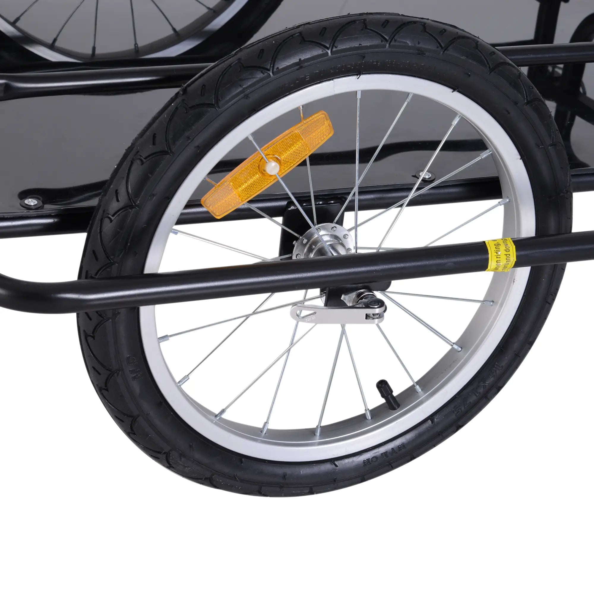 Folding Bicycle Cargo Trailer, Bike Cart Carrier, Hitch, Black Bike Cargo Trailers at Gallery Canada