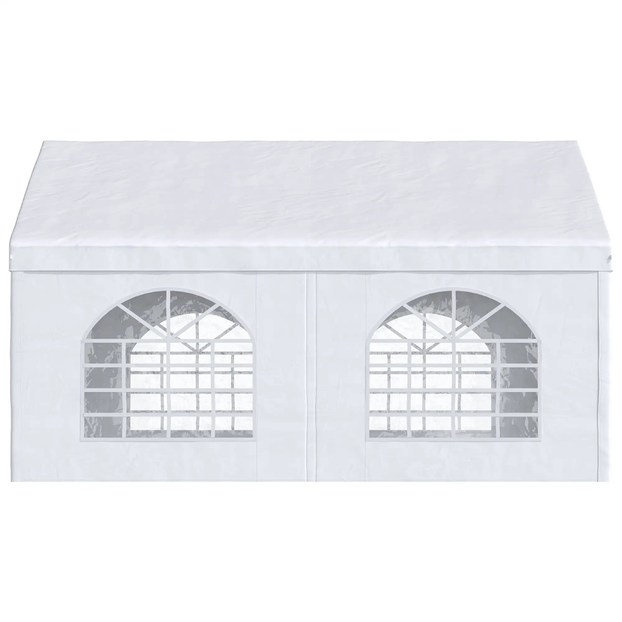 16.5' x 13' Outdoor Party Tent, With Sides, 4 Windows, 2 Doors, White Canopy Tents at Gallery Canada