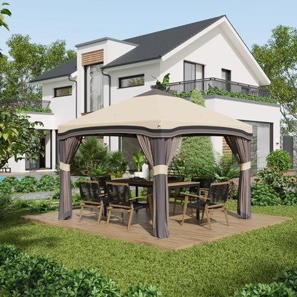 10' X 10' Pop Up Canopy With Netting, Foldable Tents, Height Adjustable Pop Up Canopies at Gallery Canada