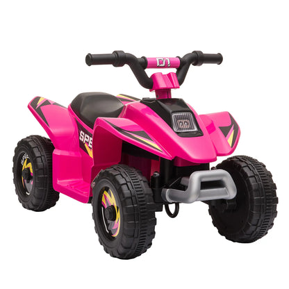 Kids Ride on ATV, 6V Battery Powered, for 18-36 Months, Pink
