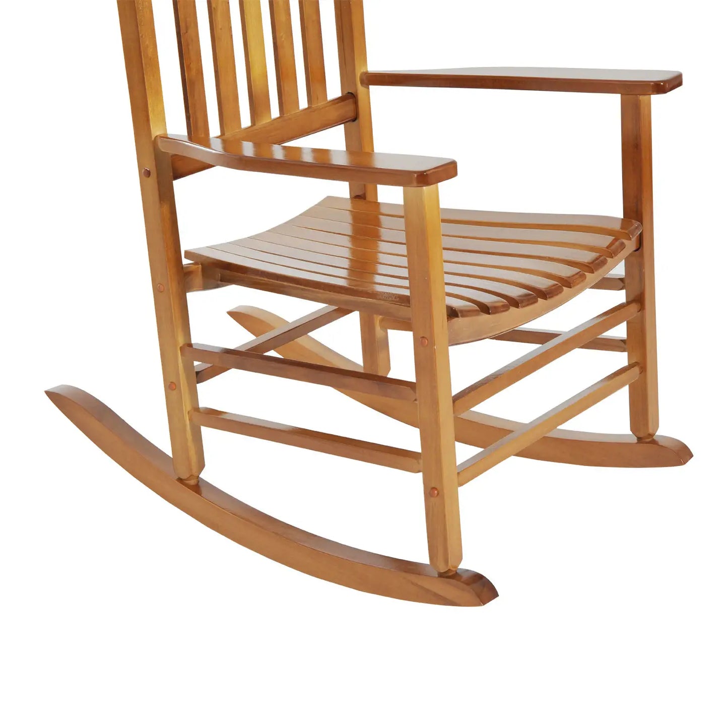 Wooden Porch Rocking Chair, Outdoor Patio Rocker, Garden Seat, Natural Outdoor Rocking Chairs at Gallery Canada
