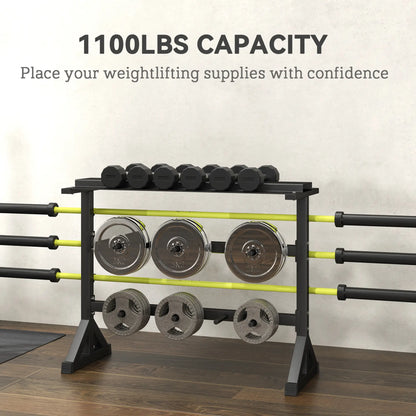 1100LBS Capacity Weight Rack, Plate and Dumbbell Rack, Home Gym Storage Benches Racks & Bars at Gallery Canada