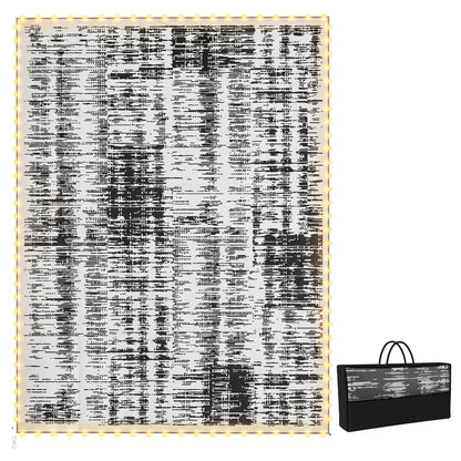 Waterproof Outdoor Camping Rug With LED Lights, 12' x 9' Outdoor Reversible Rugs Dark Gray, White at Gallery Canada