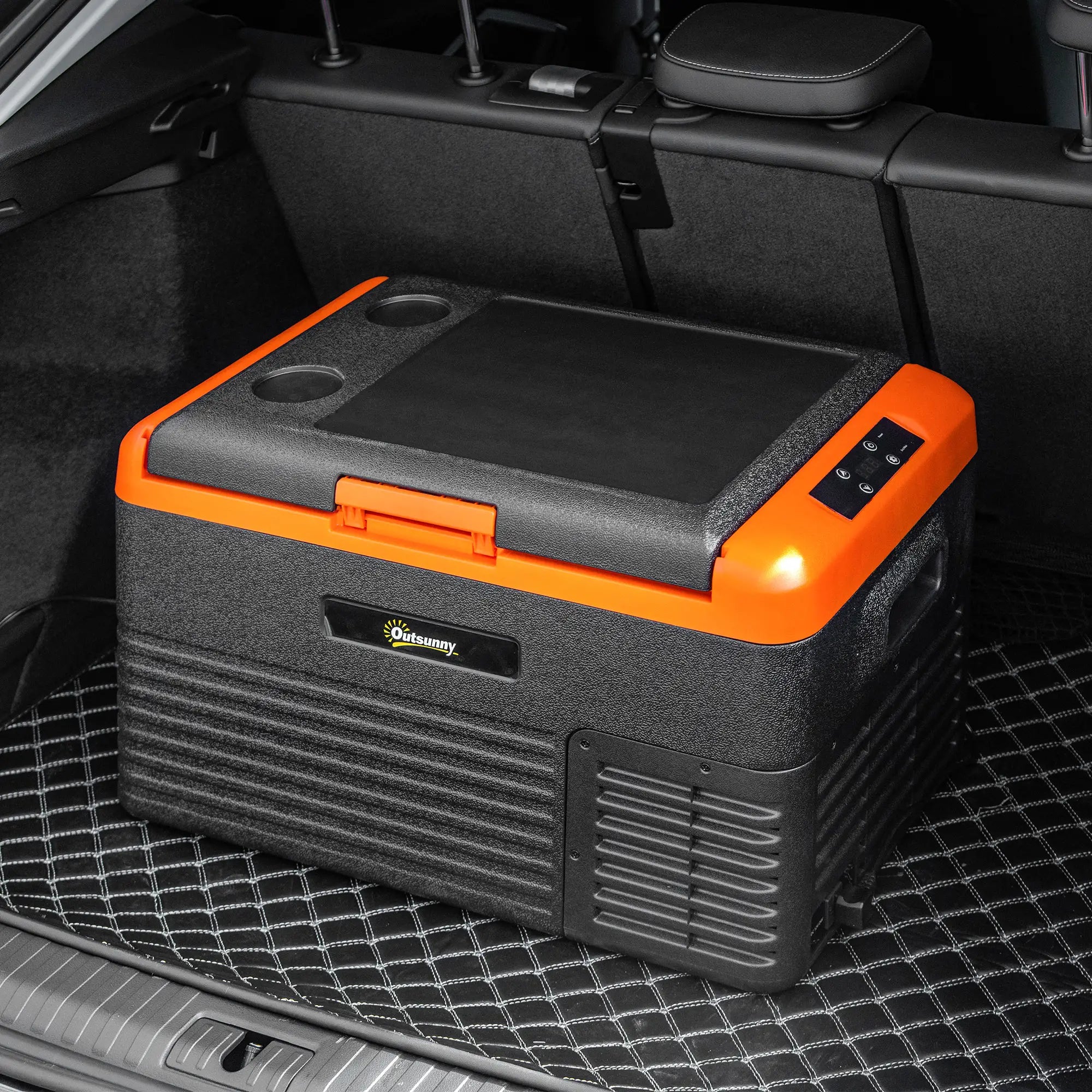 32 Quart Car Fridge, Portable Freezer, Electric Cooler Box, 12/24V DC, 100-240V AC Car Coolers at Gallery Canada