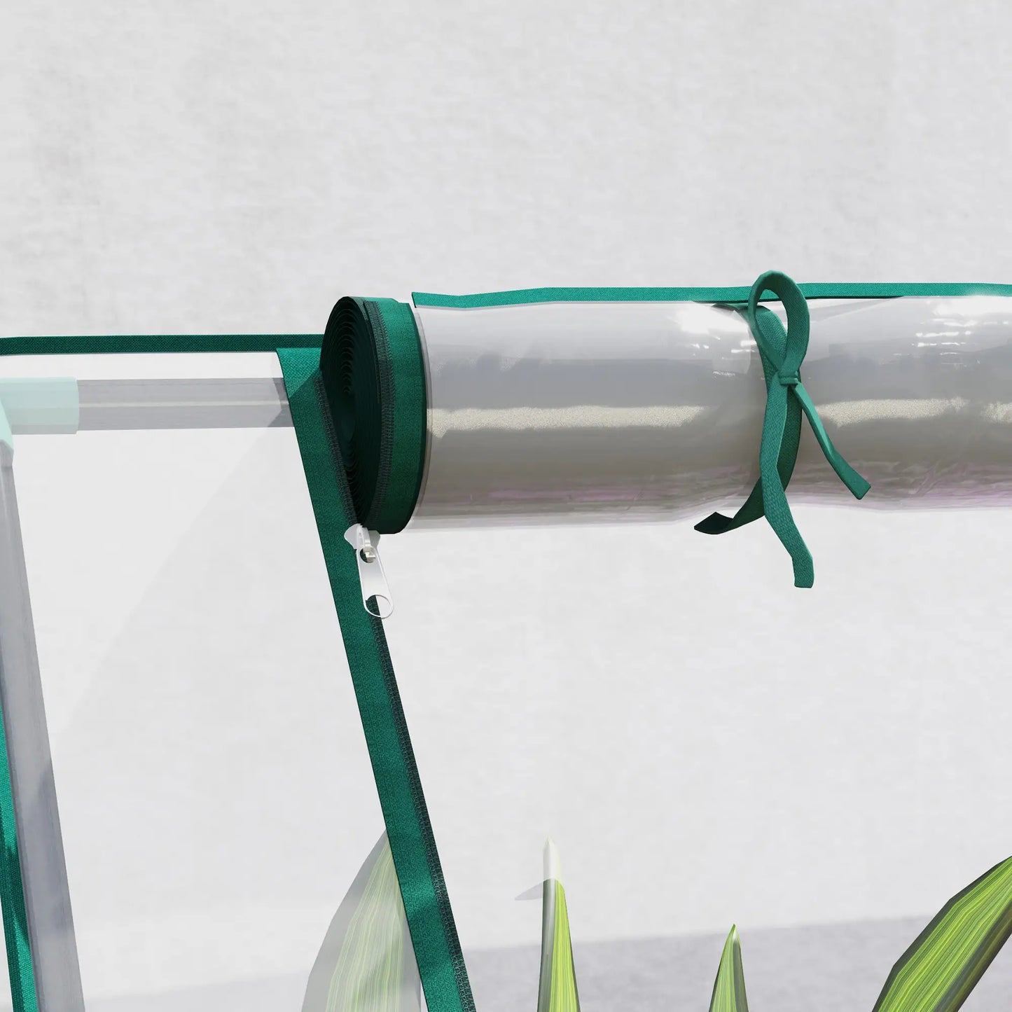 6' x 3' Metal Planter Box with Cover, Raised Garden Bed, Clear and Silver, Silver Raised Garden Beds at Gallery Canada