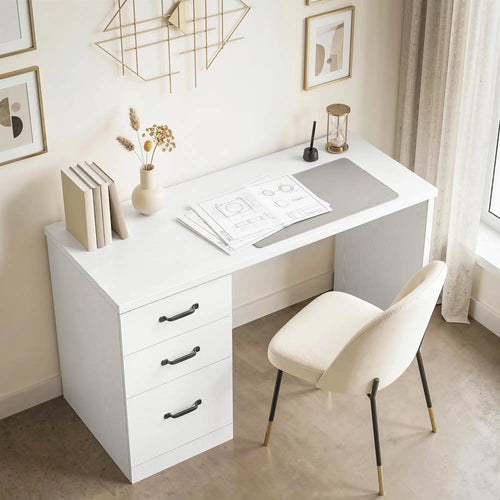 Computer Desk With 3 Drawers, 47