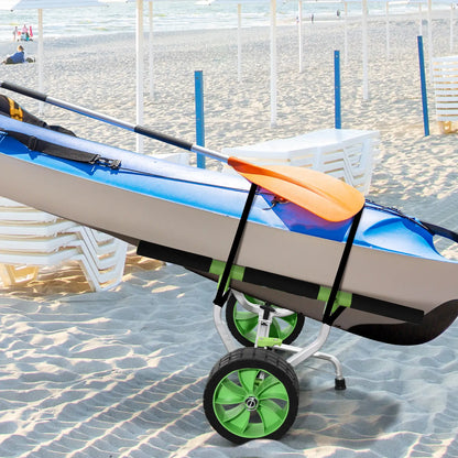 Adjustable Width Kayak Cart Dolly, Green Kayak Carts at Gallery Canada
