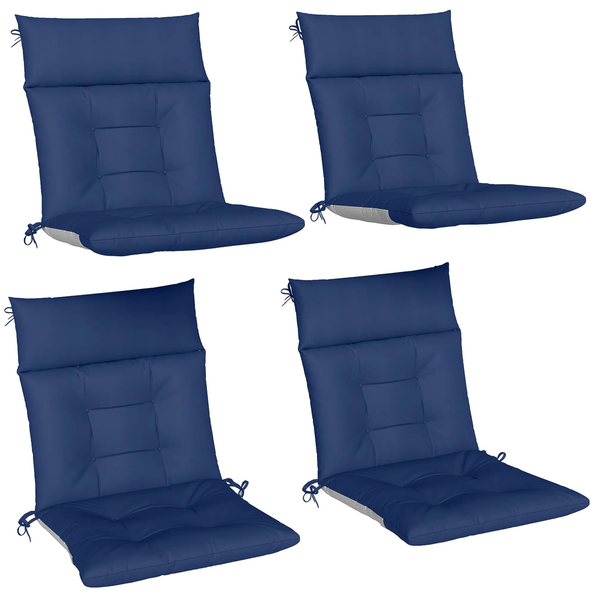 Patio Chair Cushions Set of 4, Waterproof Non-Slip, 44
