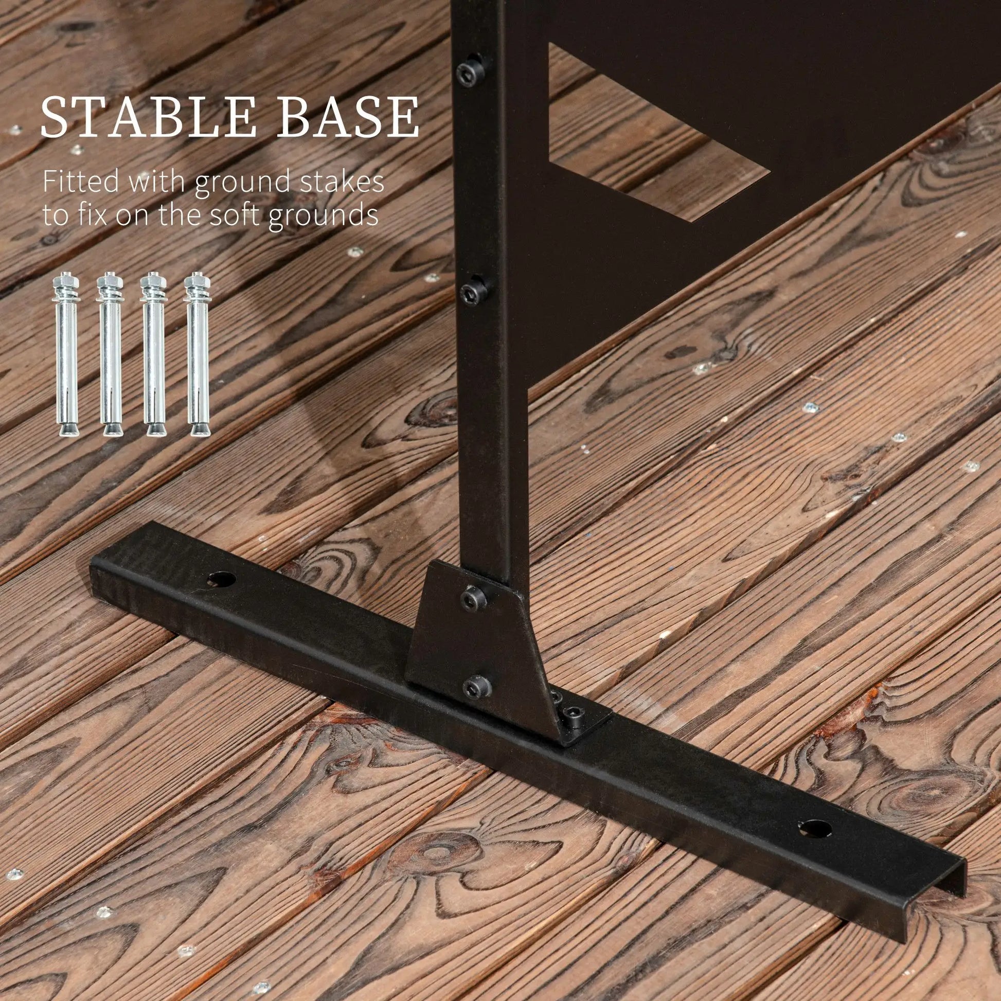 Metal Outdoor Privacy Screen, 48" x 78" H, Freestanding Garden Panel, Banana Leaf Side Awnings at Gallery Canada