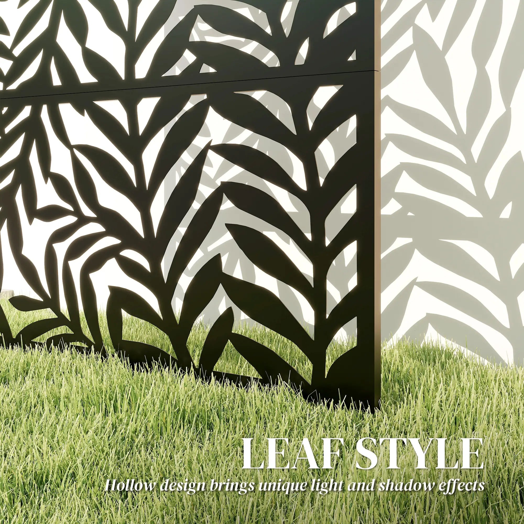 Metal Outdoor Privacy Screen, 72