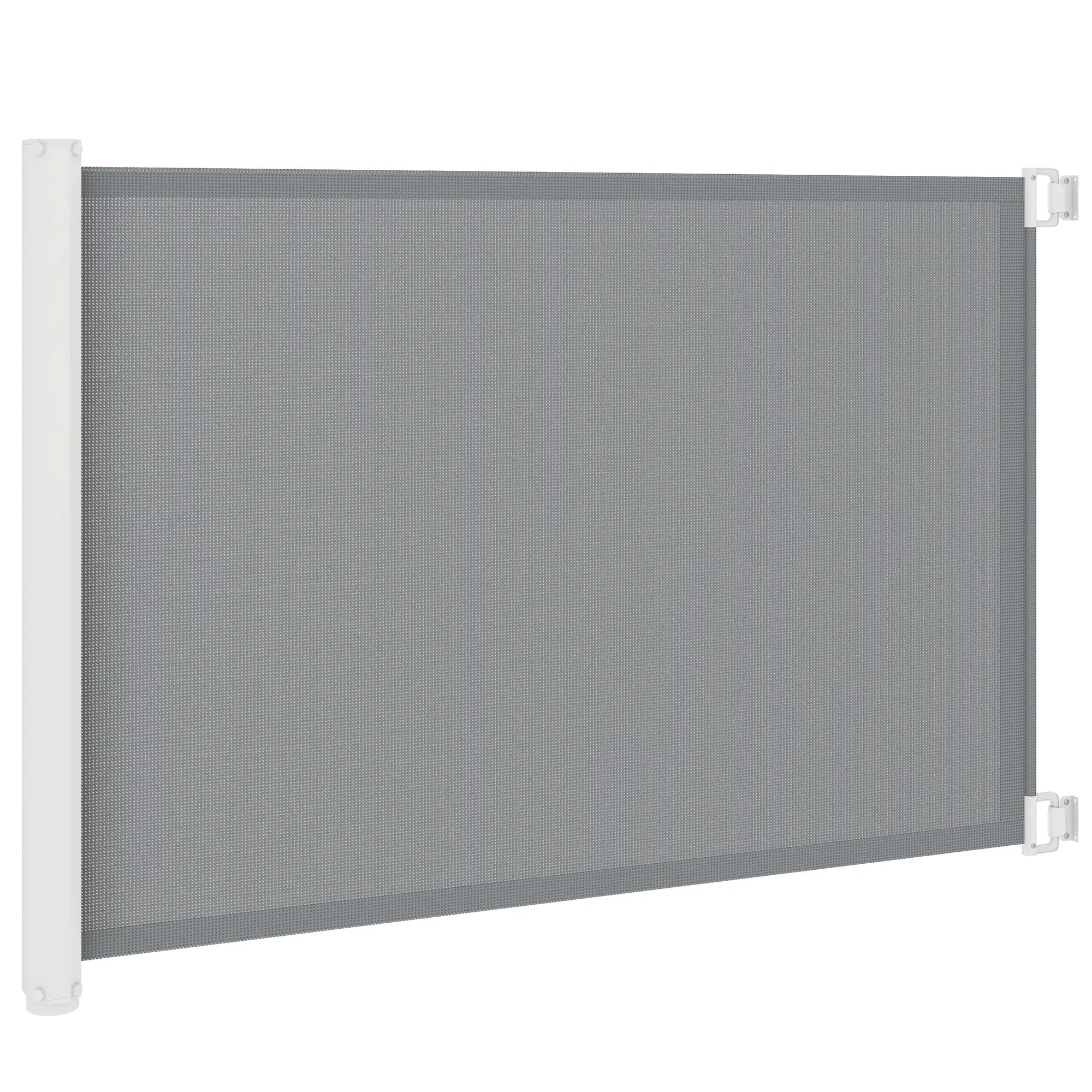 Retractable Pet Safety Gate, Flexible for Stairways Doorways, Grey Houses, Kennels & Pens Grey at Gallery Canada