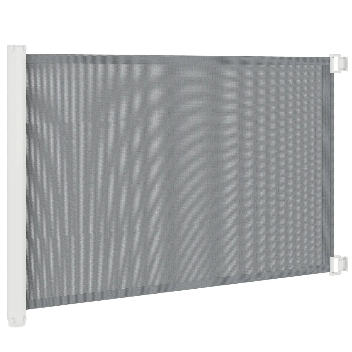 Retractable Pet Safety Gate, Flexible for Stairways Doorways, Grey Houses, Kennels & Pens Grey at Gallery Canada