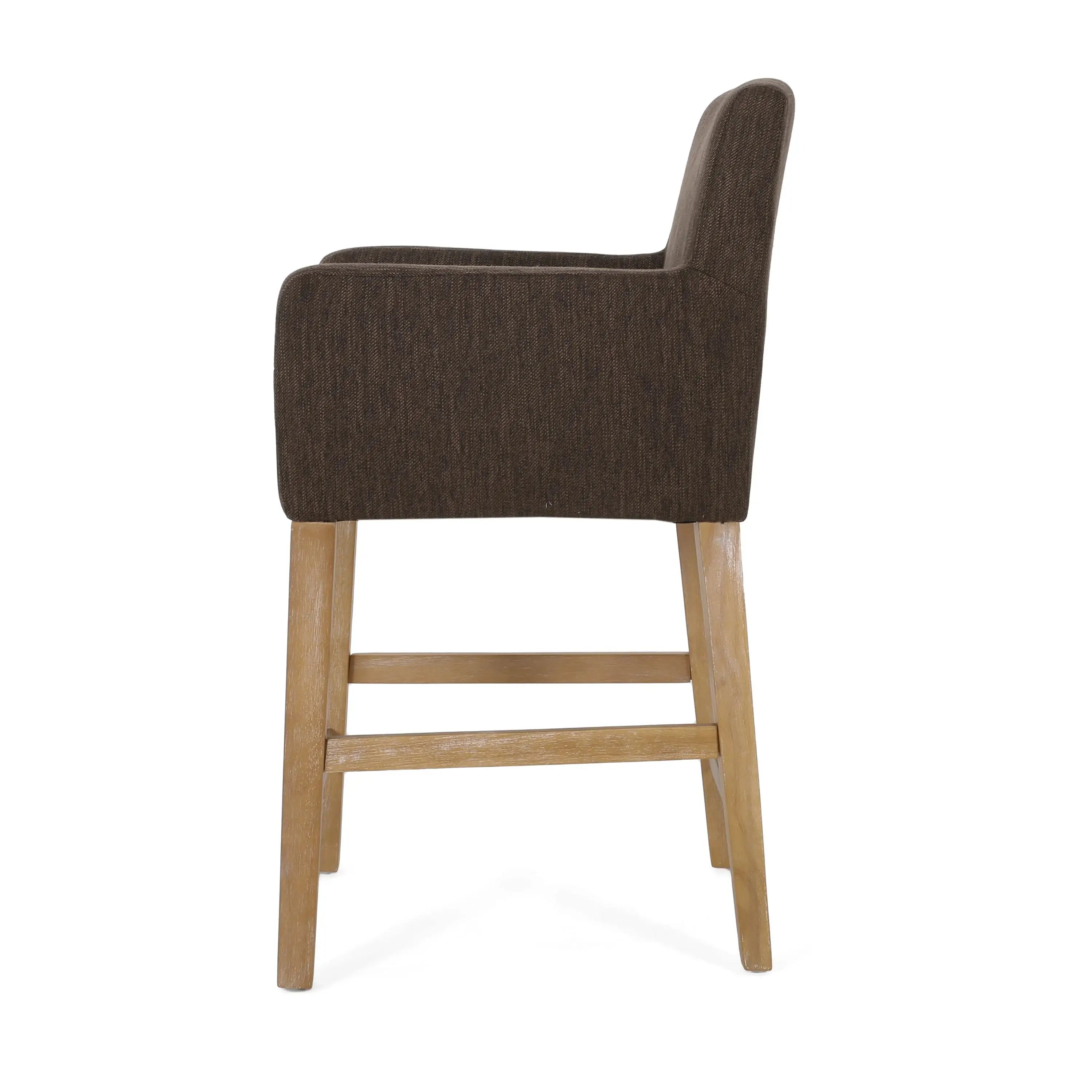 Counter Stool, Rubberwood Frame, Contemporary, 24