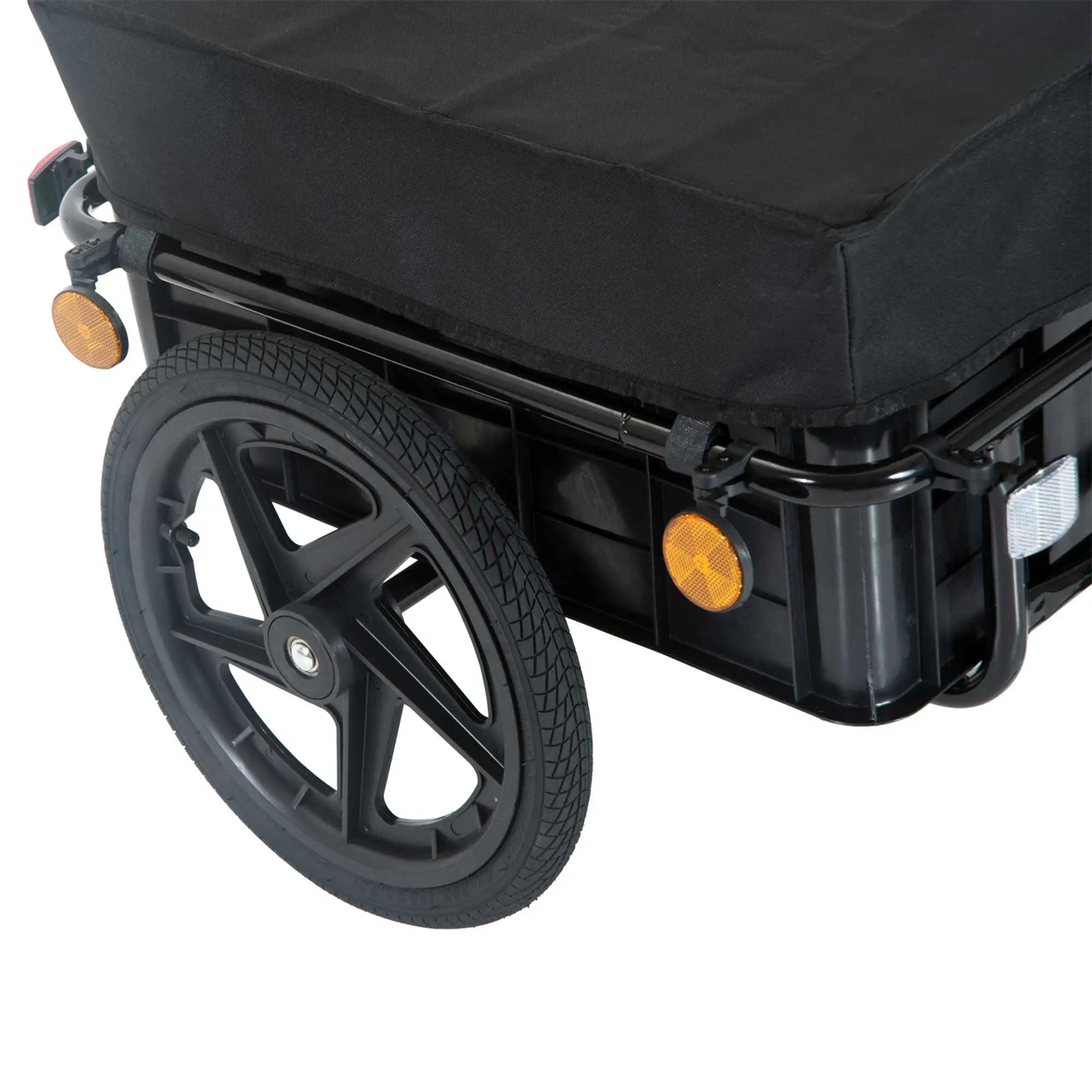 Multi-Functional Bike Trailer, Steel, Large, Black Bike Cargo Trailers at Gallery Canada