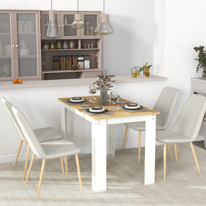 Kitchen Table for 4-6, Wood Effect Dining Table, Oak Bar Tables at Gallery Canada