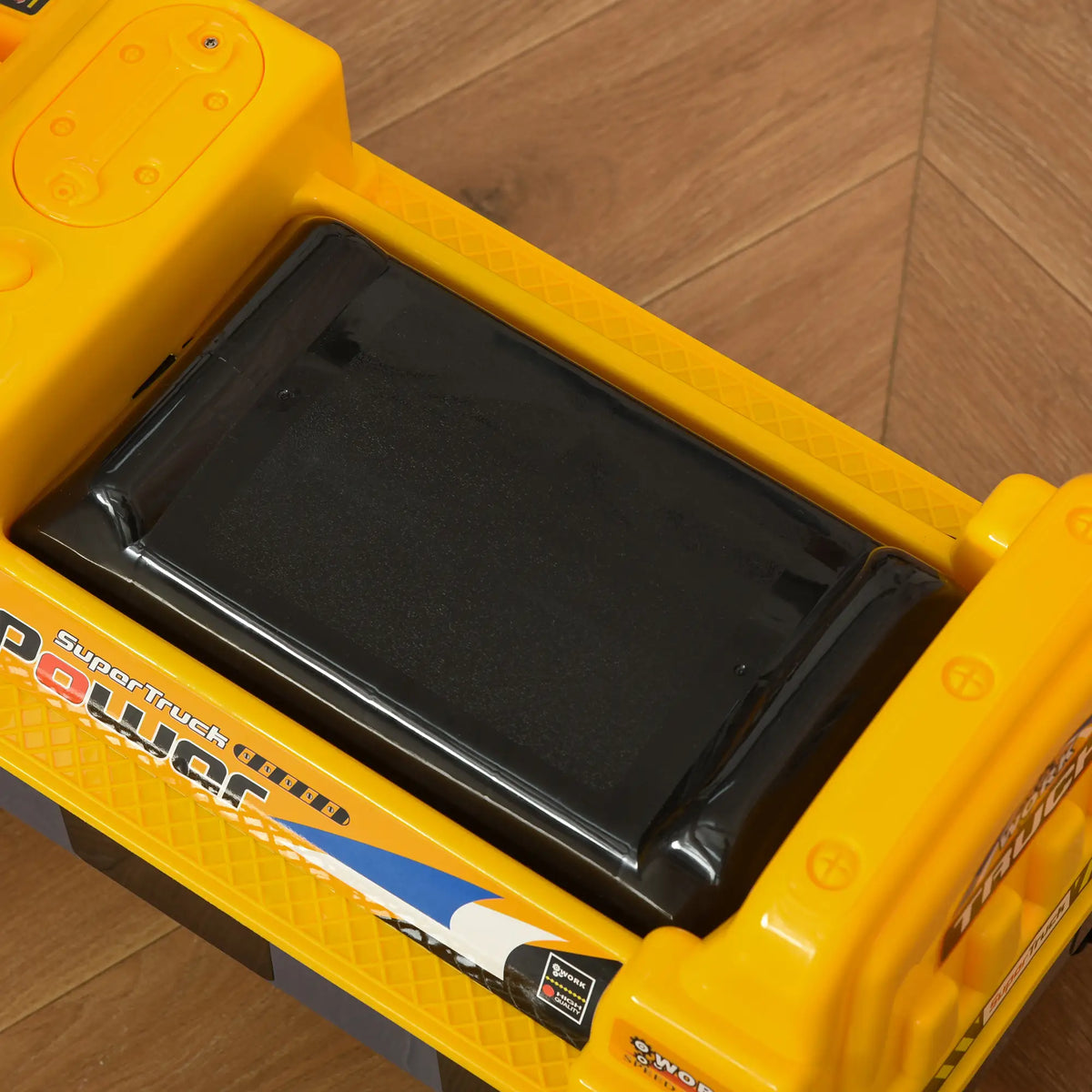 Ride On Excavator Toy, 2 in 1 Design, Detachable Buckets, Music, Light, Yellow Toy Excavators at Gallery Canada
