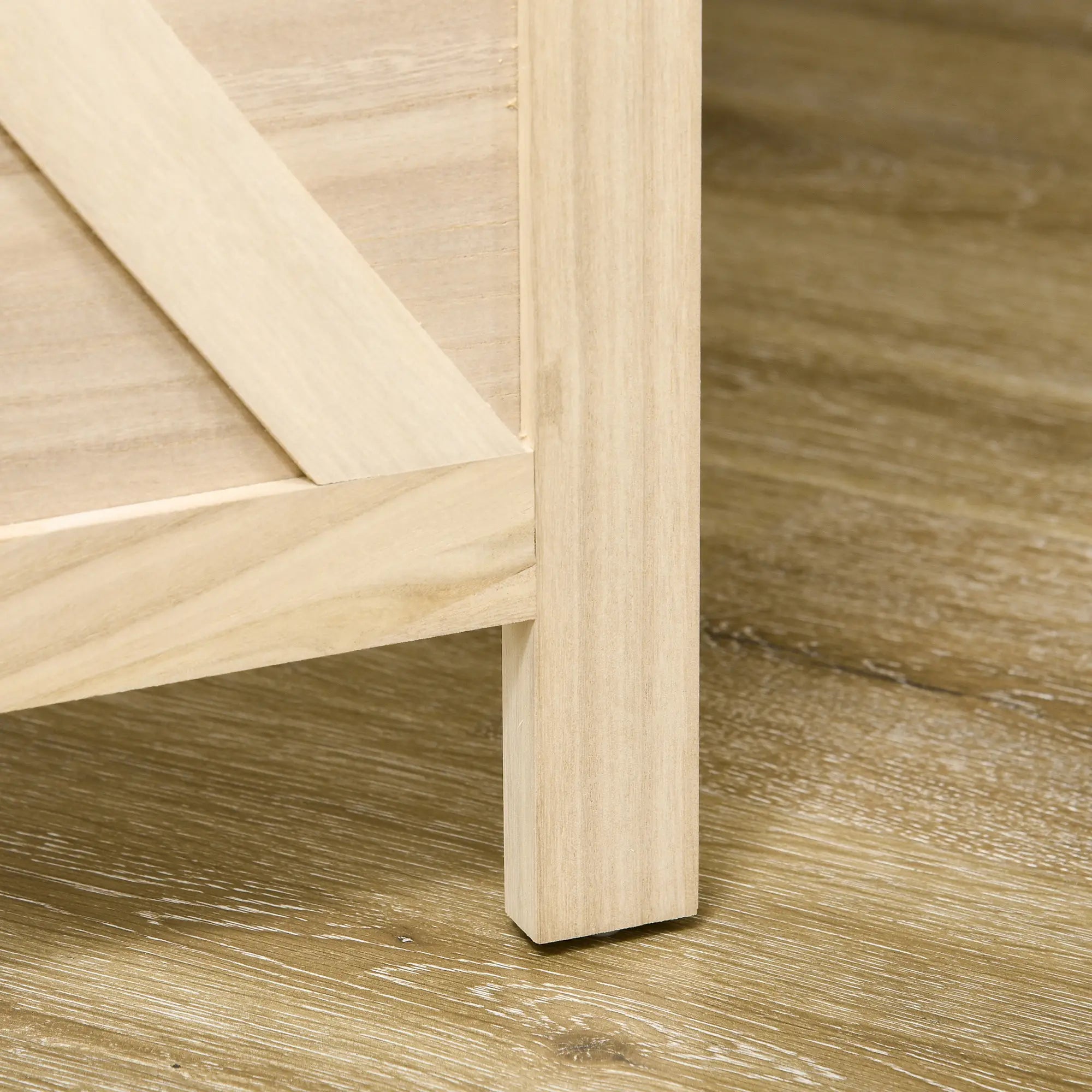 4.7' Wooden Room Divider, 3 Panel Folding Privacy Screen, Natural Room Dividers at Gallery Canada