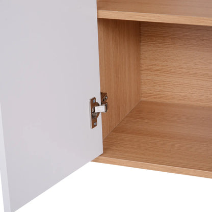 35.5" Shoe Cabinet, 3-Tier Adjustable Shelves, 5 Open Cubes, Natural Shoe Storage Cabinets & Racks at Gallery Canada