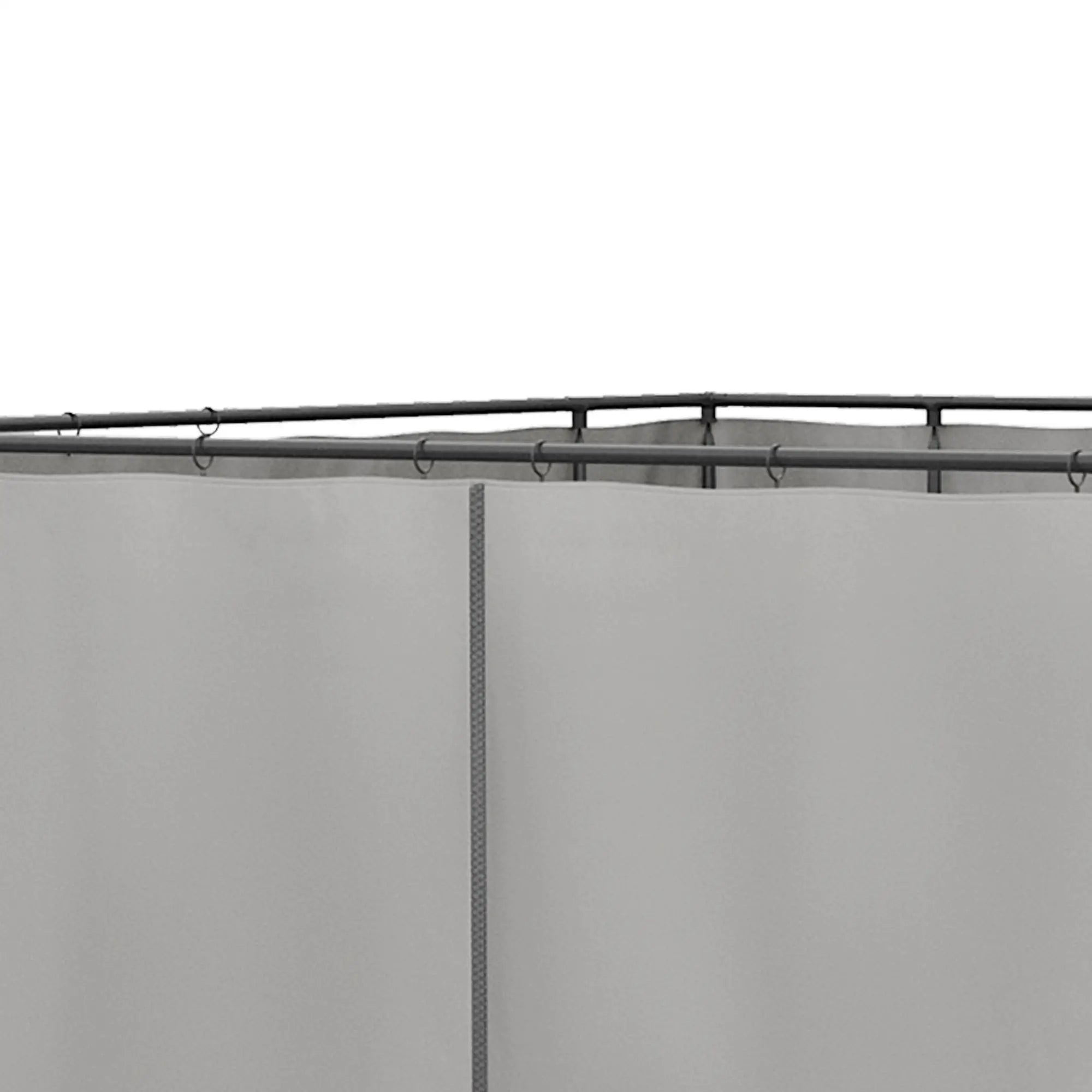 10' x 10' Gazebo Sidewall Set, 4 Panels, Light Grey Gazebo Sidewalls at Gallery Canada