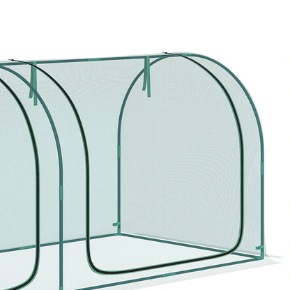 8' x 3' Crop Cage, Garden Plant Protector, Dark Green Walk In Greenhouses at Gallery Canada